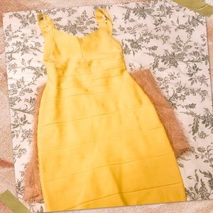 Yellow Bodycon Dress